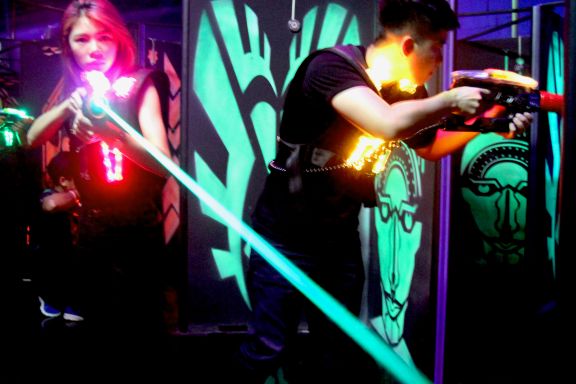 Lasertag Funworld, Hard